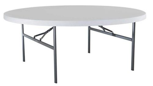 M - Catering fehér összecsukható körasztal ø183 cm (70183)