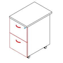 84-2R-FA konténer - 2 rendező
