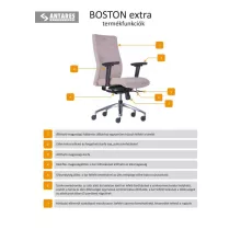 Boston extra irodaszék állítható karfával