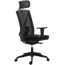 Miro standard XXL forgószék fejtámlával - Fekete