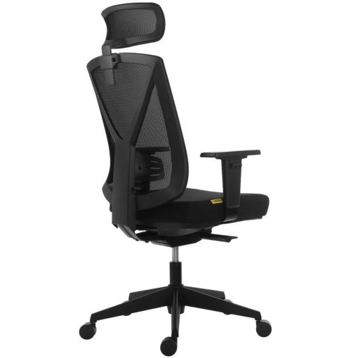 Miro standard XXL forgószék fejtámlával - Fekete