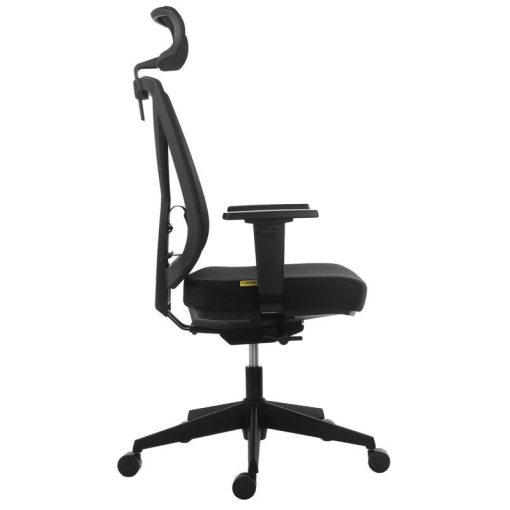 Miro standard XXL forgószék fejtámlával - Fekete