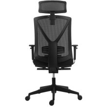 Miro standard XXL forgószék fejtámlával - Fekete