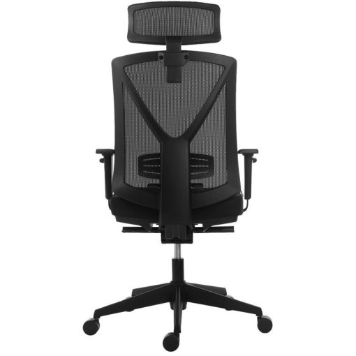 Miro standard XXL forgószék fejtámlával - Fekete