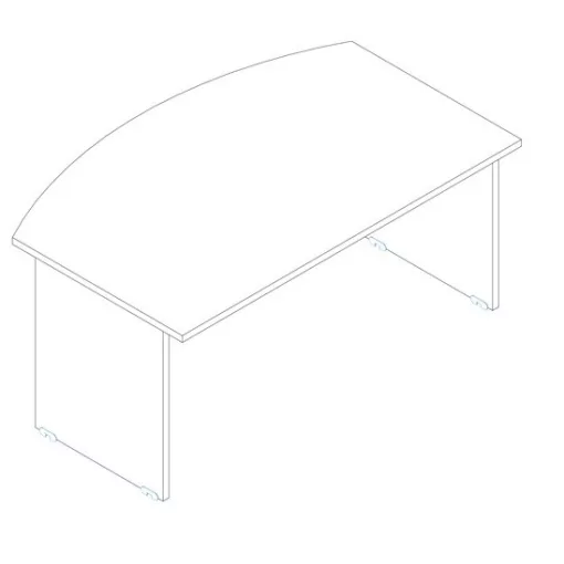 EI 180/100 vezetői íróasztal