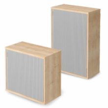 EX-111-RED-J redőnyös irodaszekrény jobbos kivitelben - 3 fakk