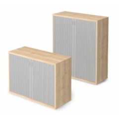 EX-71-RED-100-AM redőnyös irodaszekrény - 2 fakk