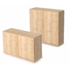 EX-71-TO-120-AM tolóajtós irodaszekrény - 2 fakk