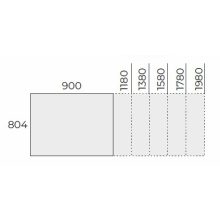 EX IS 118/80 íróasztal