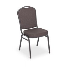 M - ES 140 konferenciaszék barna váz - barna szövet