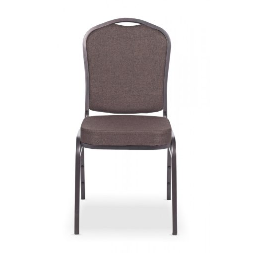 M - ES 140 konferenciaszék barna váz - barna szövet