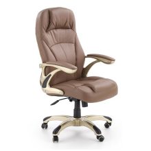 Carlos irodaszék barna kárpittal