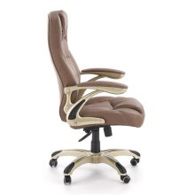 Carlos irodaszék barna kárpittal