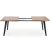   Dickson modern bővíthető étkezőasztal 120x80(+60cm) tölgy színben