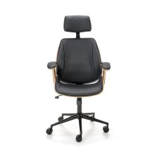 Ignáció modern irodaszék karfával és fejtámlával