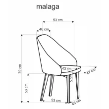 Malaga favázas éttermi szék 