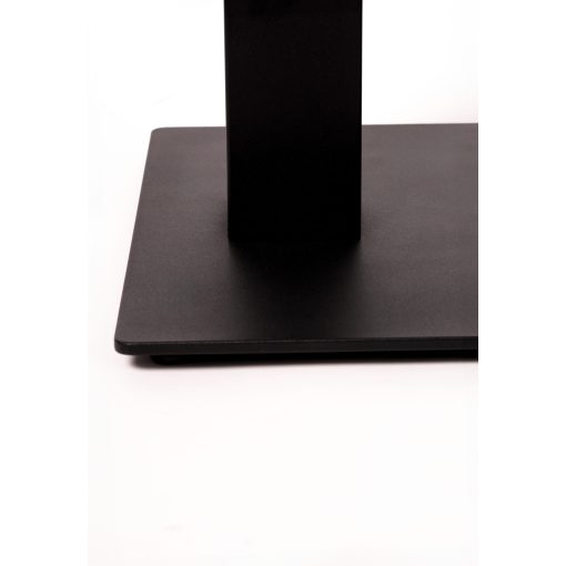 Alfa öntöttvas duo bár asztalláb színterezett váz - fekete színben