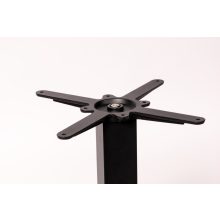 Alfa duo öntöttvas asztalláb színterezett váz - fekete színben