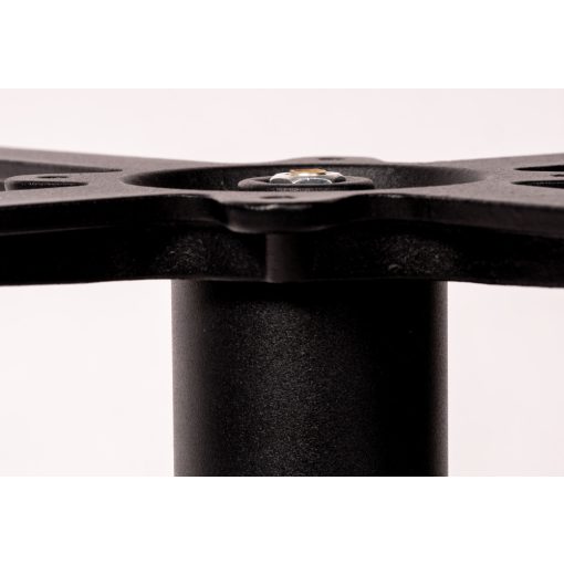 Alfa öntöttvas körtalpú asztalláb színterezett váz - fekete színben