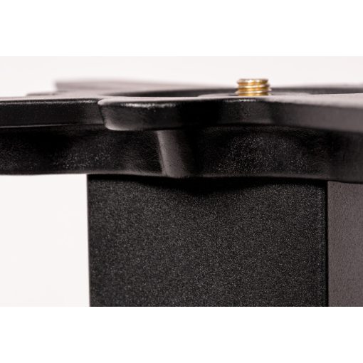 Alfa öntöttvas bár asztalláb színterezett váz - fekete színben