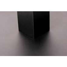 Alfa öntöttvas bár asztalláb színterezett váz - fekete színben