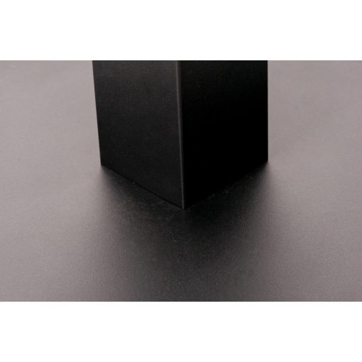 Alfa öntöttvas bár asztalláb színterezett váz - fekete színben