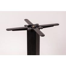 Alfa öntöttvas asztalláb színterezett váz - fekete színben