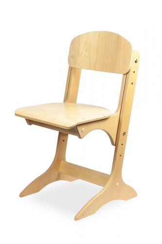 M - Stas állítható magasságú óvodai szék natúr színben