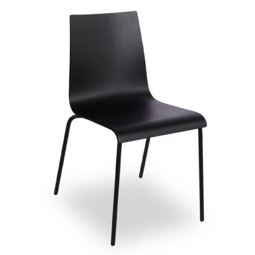 Texas szék fekete vázzal - fekete