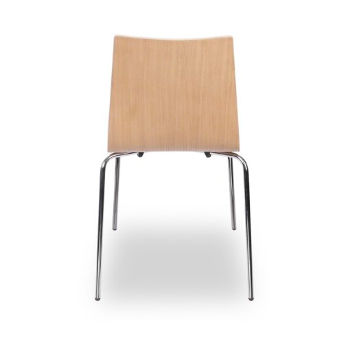 Texas szék króm vázzal - natúr