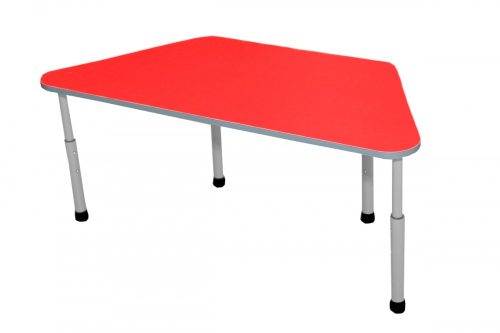 M - Trapéz óvodai asztal állítható magasságú