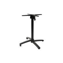 Cross öntöttvas asztalláb színterezett váz - fekete színben