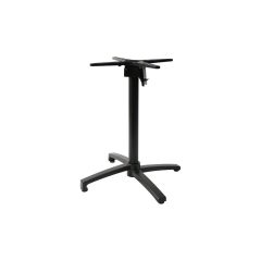   Cross öntöttvas asztalláb színterezett váz - fekete színben