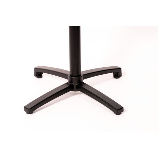 Cross öntöttvas asztalláb színterezett váz - fekete színben