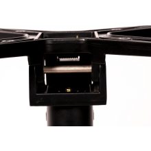 Cross öntöttvas asztalláb színterezett váz - fekete színben