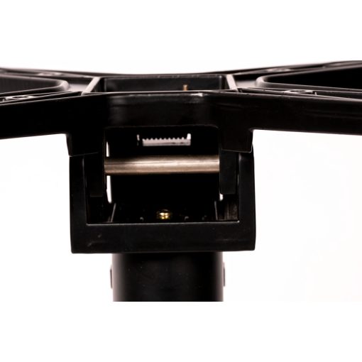 Cross öntöttvas asztalláb színterezett váz - fekete színben