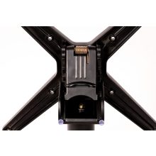 Cross öntöttvas asztalláb színterezett váz - fekete színben