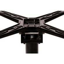 Cross Duo öntöttvas asztalláb színterezett váz - fekete színben