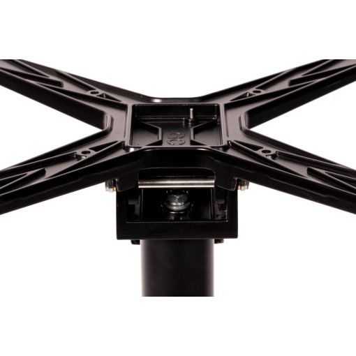 Cross Duo öntöttvas asztalláb színterezett váz - fekete színben