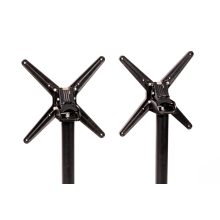 Cross Duo öntöttvas asztalláb színterezett váz - fekete színben