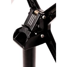 Cross Duo öntöttvas asztalláb színterezett váz - fekete színben