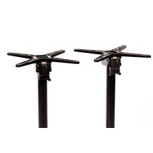 Cross Duo öntöttvas asztalláb színterezett váz - fekete színben