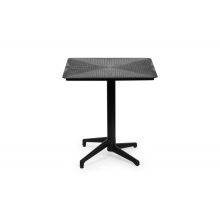 X lábú kültéri éttermi asztal antracit színben