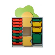 Vakáció Műanyag tárolós ovódai szekrény