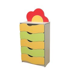 Vakáció 3 rendező magas óvodai fiókos szekrény
