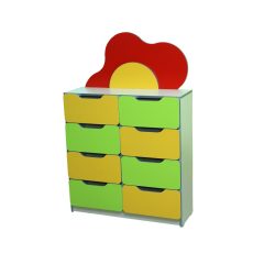 Vakáció 8 fiókos óvodai szekrény