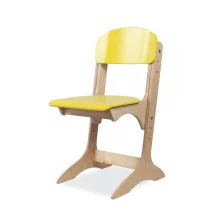 Franek állítható óvodai szék - sárga