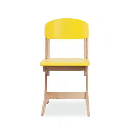 Franek állítható óvodai szék - sárga