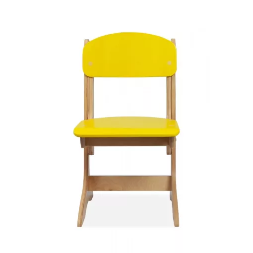 Franek állítható óvodai szék - sárga