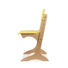 Franek állítható óvodai szék - sárga